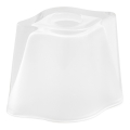 Zamensko staklo za luster E14 9,5x12 cm belo