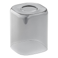 Zamensko staklo za luster E27 11x9,5 cm sivo
