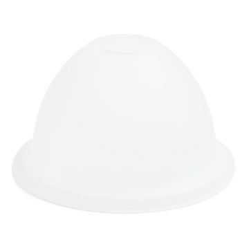 Zamensko staklo za luster E27, prečnik 19 cm, belo