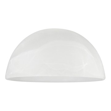 Zamensko staklo za luster E27 prečnika 19 cm, belo