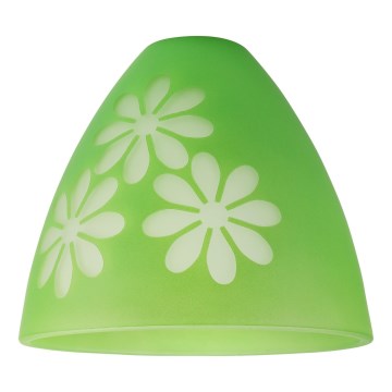 Zamensko staklo za luster GARDEN E27, prečnika 23 cm, zeleno