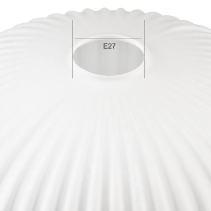 Zamensko staklo za luster HARMA E27 14x25 cm belo