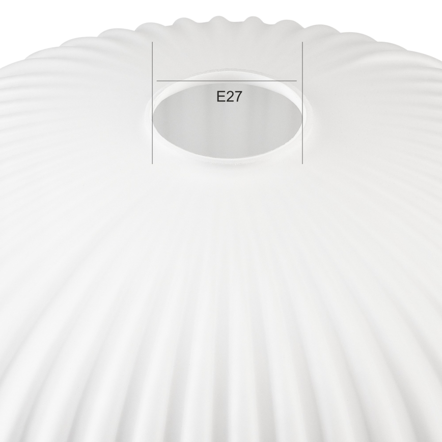 Zamensko staklo za luster HARMA E27 14x25 cm belo