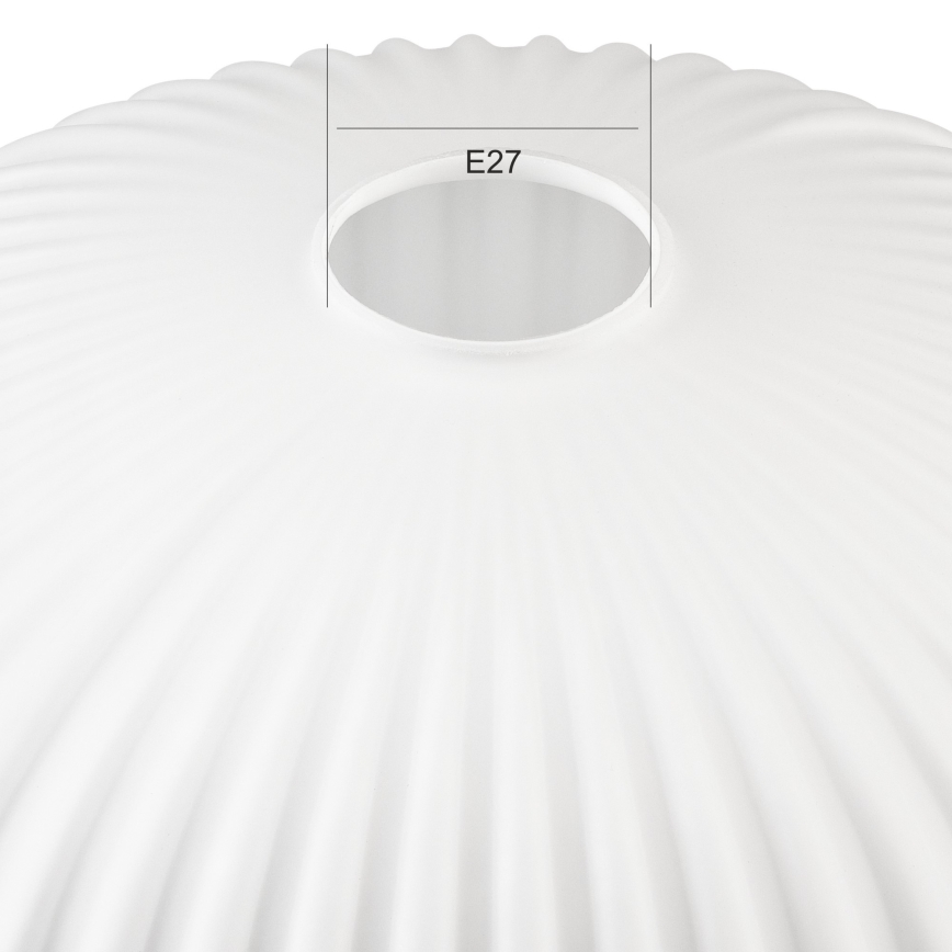 Zamensko staklo za luster HARMA E27 17x30 cm, belo
