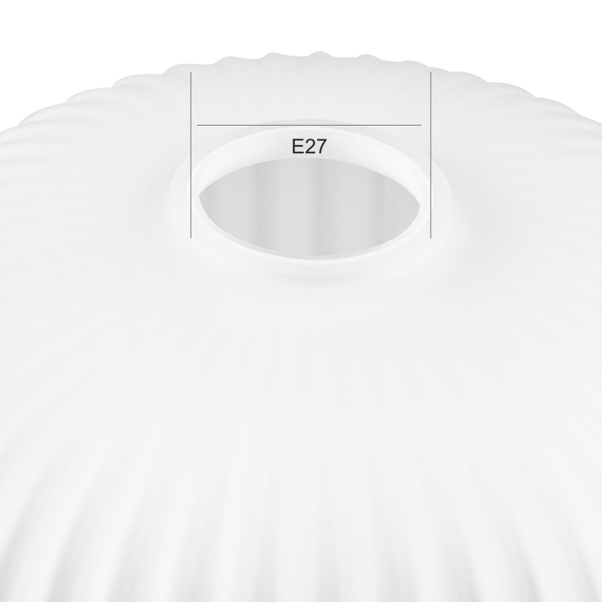 Zamensko staklo za luster HARMA E27 18x20 cm belo