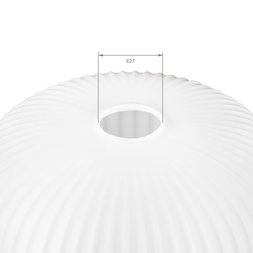 Zamensko staklo za luster HARMA E27 23x25 cm, belo