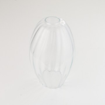 Zamensko staklo za luster OTTICCO PICCOLO E27, prečnika 16 cm, prozirno