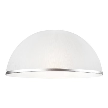 Zamensko staklo za luster RETRO, ANTICO E27, prečnika 30 cm, belo/srebrno