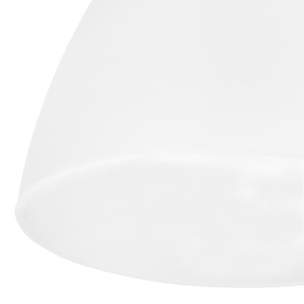 Zamensko staklo za luster, stonu lampu, podnu lampu, zidno i plafonsko svetilo MIRANDA E27 110x130 mm belo