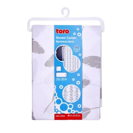 Zavesa za tuš TORO PREMIUM 178x199 cm listovi