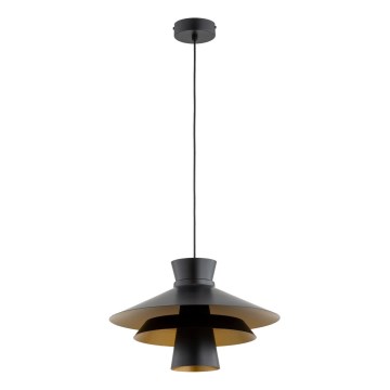 Zavesna lampa na kablu CELESTE 1xE27/15W/230V crna