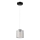 Zavesni luster ROSA na kablu 1xE27/60W/230V crna/siva