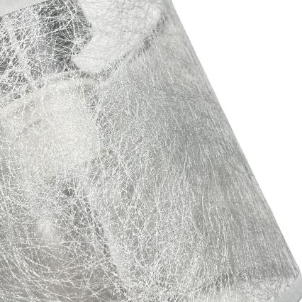 Zavesni luster ROSA na kablu 1xE27/60W/230V crna/siva