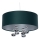 Zeleni luster na sajli BUBBLE 1xE27/60W/230V prečnik 50 cm