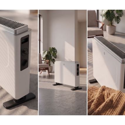ZEVENTI - Električni direktni grejač/konvektor 800/1200/2000W/230V bela