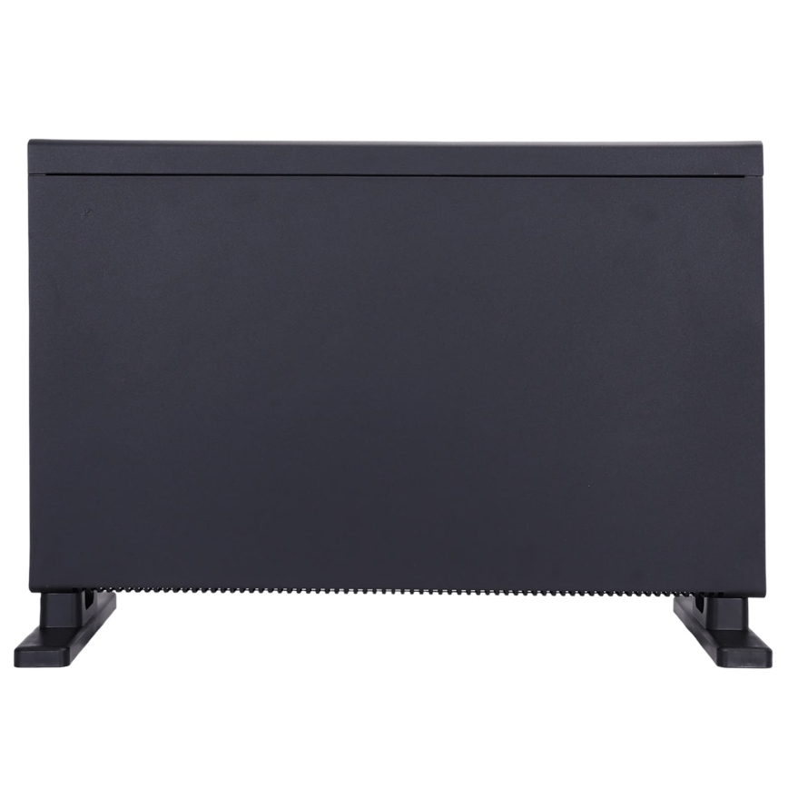 ZEVENTI - Električni konvektor/grejač sa LCD displejem 1250/2000W/230V crna + daljinski upravljač
