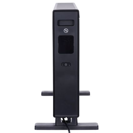 ZEVENTI - Električni konvektor/grejač sa LCD displejem 1250/2000W/230V crna + daljinski upravljač