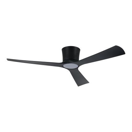ZEVENTI - LED prigušiva plafonski ventilator AUREX LED/24W/230V 3000/4000/6000K Wi-Fi Tuya crna + daljinski upravljač