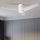 ZEVENTI - LED plafonski ventilator BARROSA LED/18W/230V 3000/4000/6000K Wi-Fi Tuya bela + daljinski upravljač