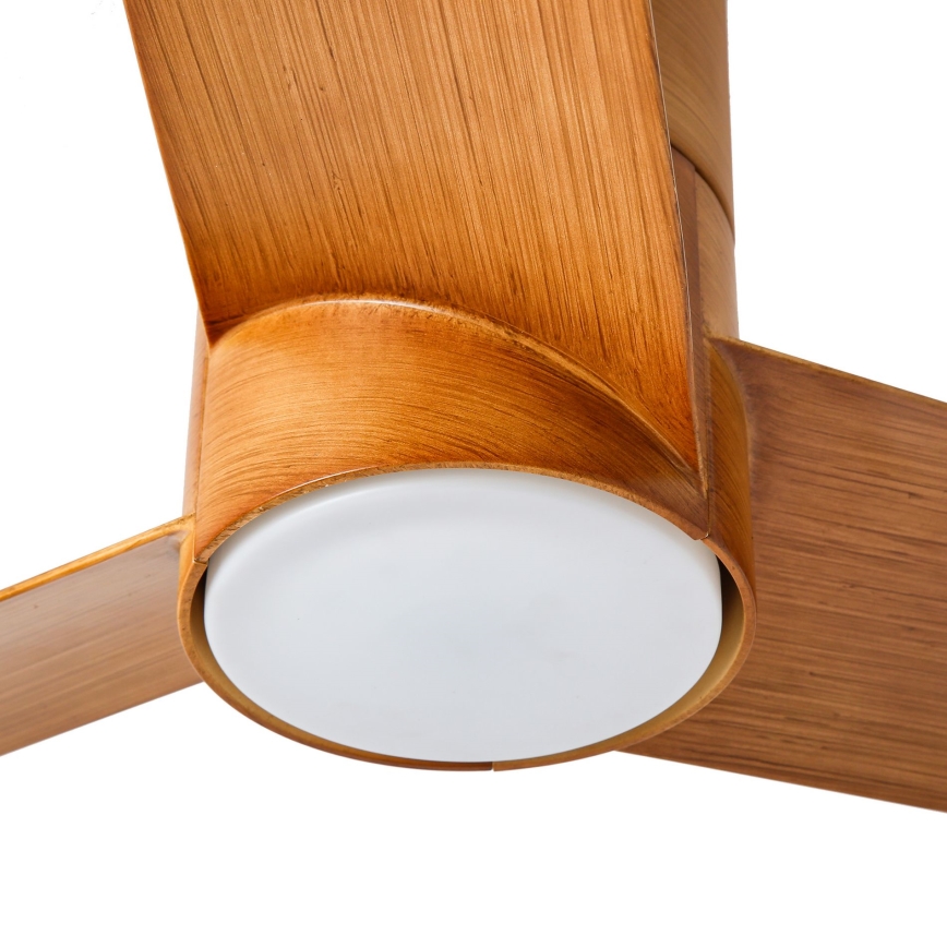 ZEVENTI - LED plafonski ventilator BARROSA LED/18W/230V 3000/4000/6000K Wi-Fi Tuya braon + daljinski upravljač