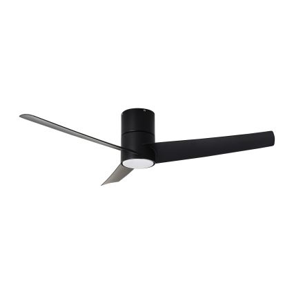 ZEVENTI - LED plafonski ventilator BARROSA LED/18W/230V 3000/4000/6000K Wi-Fi Tuya crna + daljinski upravljač