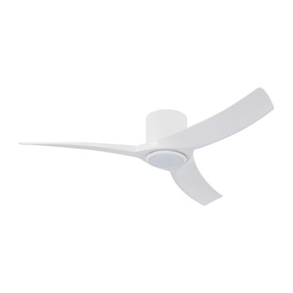 ZEVENTI - LED prigušiva plafonski ventilator ORBITO LED/24W/230V 3000/4000/6000K Wi-Fi Tuya bela + daljinski upravljač