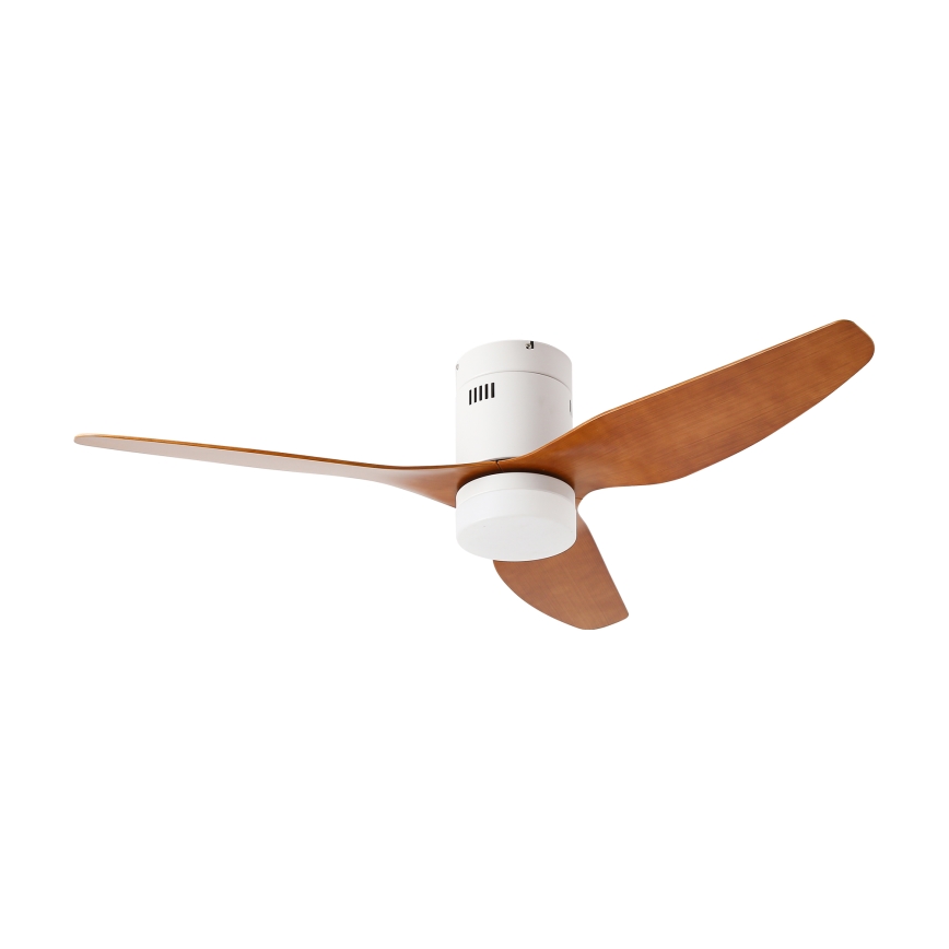 ZEVENTI - LED plafonski ventilator PADUA LED/18W/230V 3000/4000/6000K Wi-Fi Tuya bela/smeđa + daljinski upravljač