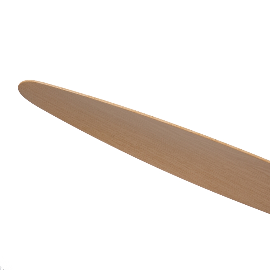 ZEVENTI - LED prigušiva plafonski ventilator VENTORA LED/24W/230V 3000/4000/6000K Wi-Fi Tuya bela/hrast + daljinski upravljač