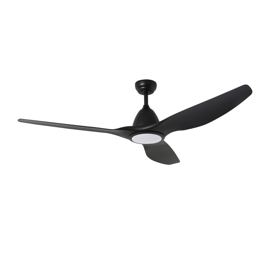ZEVENTI - LED stropni ventilator URBINO LED/20W/230V 3000/4000/6000K Wi-Fi Tuya crna + daljinski upravljač