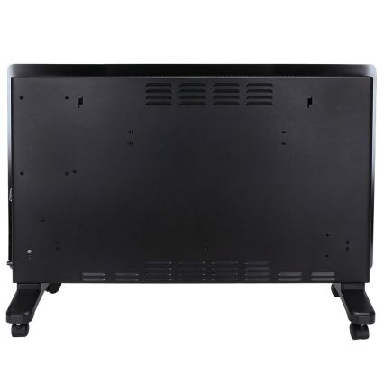 ZEVENTI - Pametni zidni električni grejač/konvektor sa LCD displejem 1000/2000W/230V Wi-Fi crna
