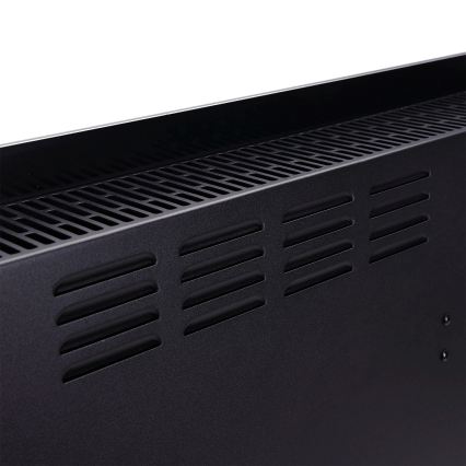 ZEVENTI - Pametni zidni električni grejač/konvektor sa LCD displejem 1000/2000W/230V Wi-Fi crna