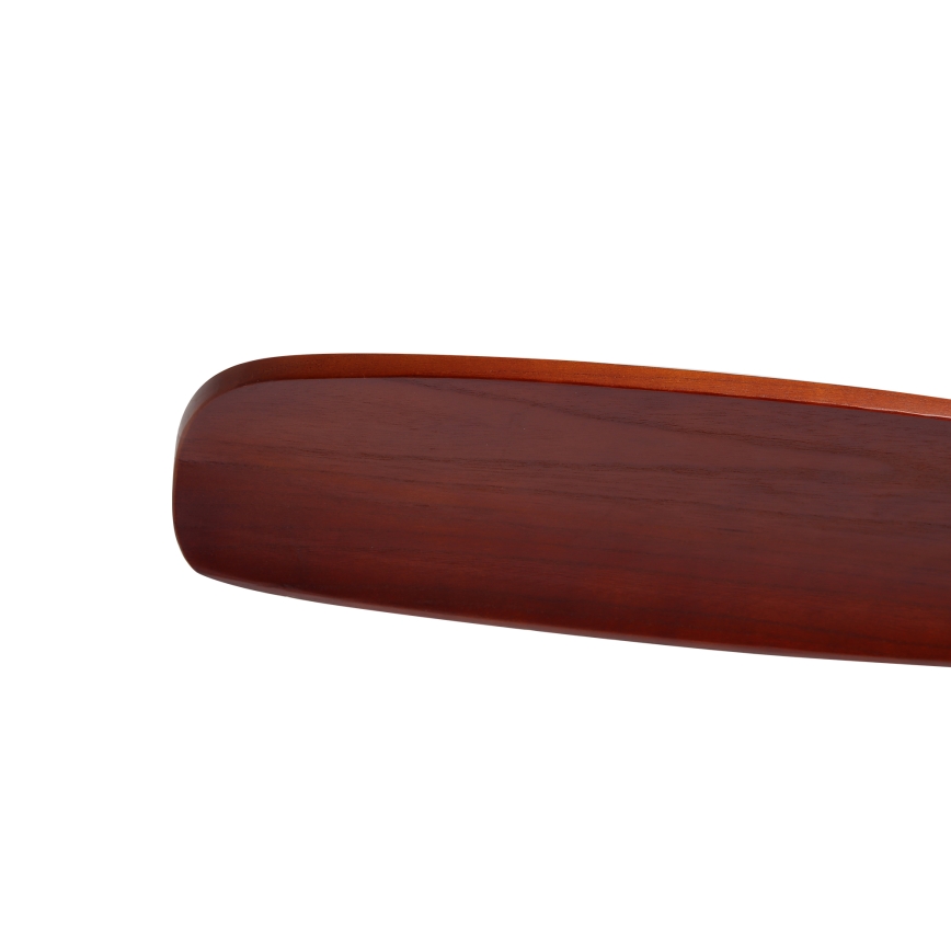 ZEVENTI - Plafonski ventilator CUENCA Wi-Fi Tuya crna/hrast + daljinski upravljač