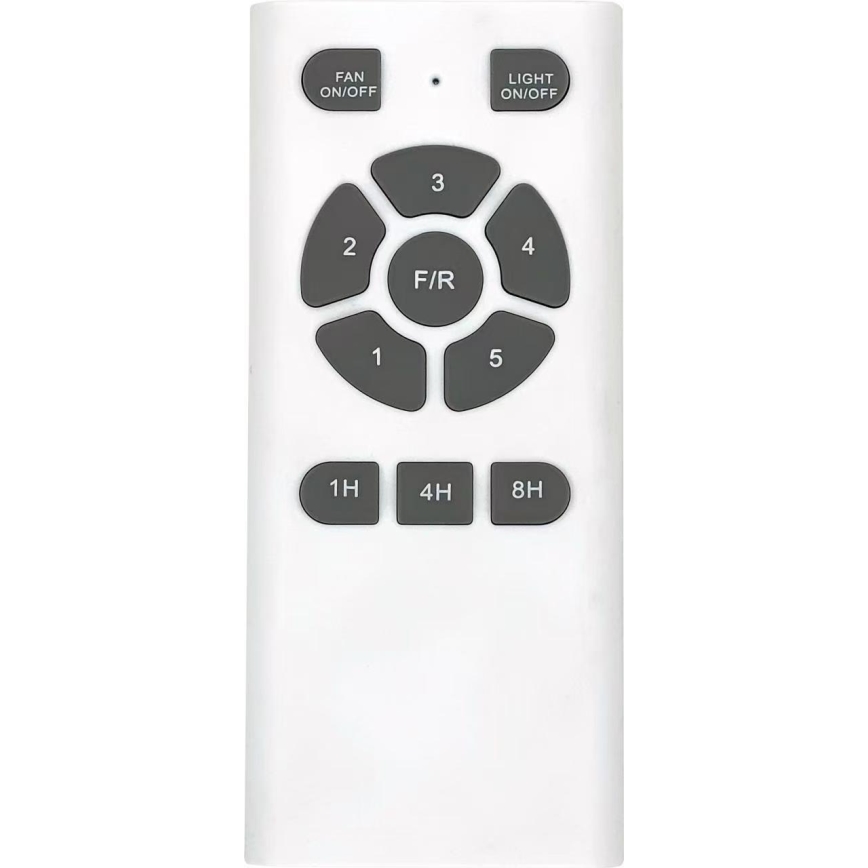 ZEVENTI - Plafonski ventilator CUENCA Wi-Fi Tuya crna/hrast + daljinski upravljač