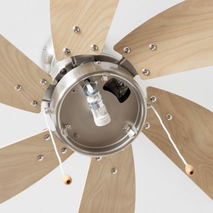 ZEVENTI - Plafonski ventilator FAMARA 1xE14/60W/230V bež