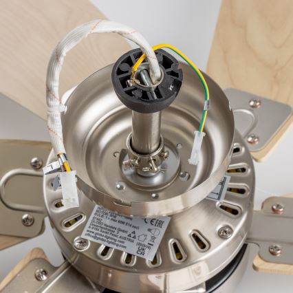 ZEVENTI - Plafonski ventilator FAMARA 1xE14/60W/230V bež