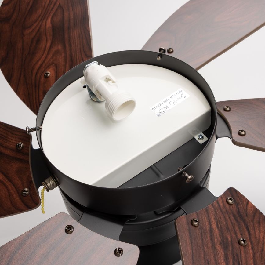 ZEVENTI - Plafonski ventilator FAMARA 1xE14/60W/230V