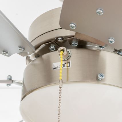 ZEVENTI - Plafonski ventilator FAMARA 1xE14/60W/230V siva