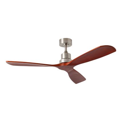 ZEVENTI - Plafonski ventilator LIONI Wi-Fi Tuya mat hrom/hrast + daljinski upravljač