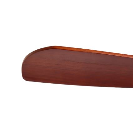 ZEVENTI - Plafonski ventilator LIONI Wi-Fi Tuya mat hrom/hrast + daljinski upravljač