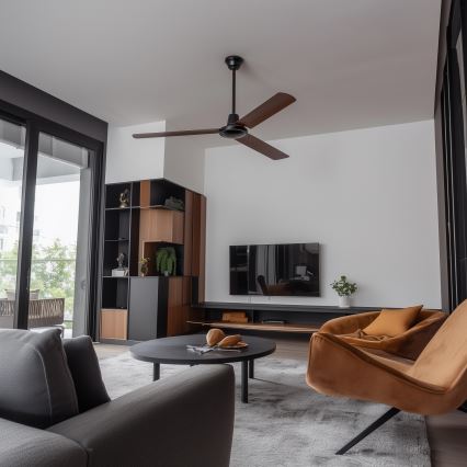 ZEVENTI - Plafonski ventilator TOFINO braon