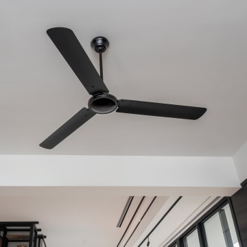 ZEVENTI - Plafonski ventilator TOFINO crni