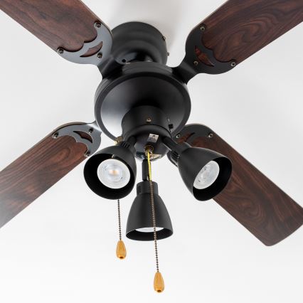 ZEVENTI - Plafonski ventilator ZURRIOLA 3xGU10/50W/230V