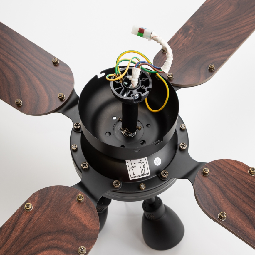 ZEVENTI - Plafonski ventilator ZURRIOLA 3xGU10/50W/230V
