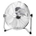 ZEVENTI - Podni ventilator FLOW 60W/230V, prečnika 44,5 cm, u sjajnom hromu