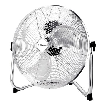 ZEVENTI - Podni ventilator FLOW 60W/230V, prečnika 44,5 cm, u sjajnom hromu