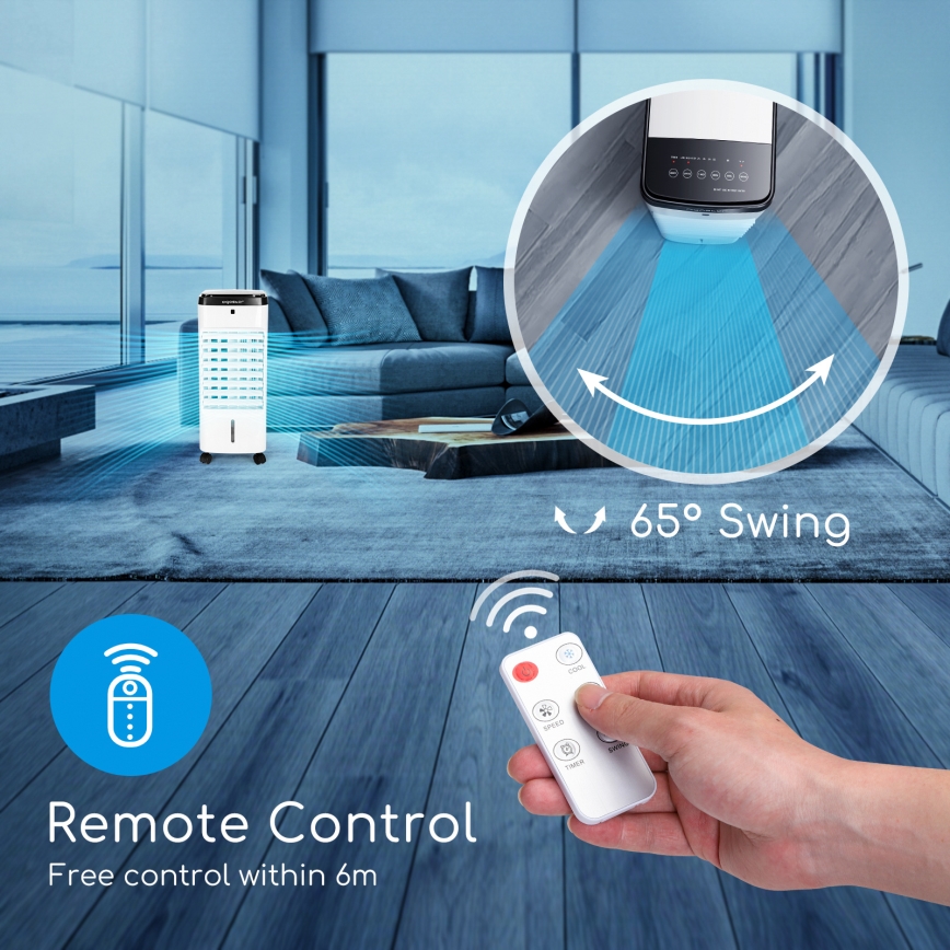 ZEVENTI - Hlađivač vazduha ARCTIC 60W/230V crna/bela