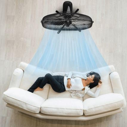ZEVENTI - Stajaći ventilator 40W/230V, prečnik 40 cm, crne boje