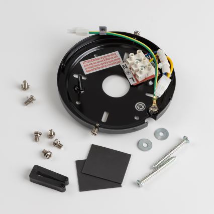 ZEVENTI - Stropni ventilator FAMARA 1xE14/60W/230V bela