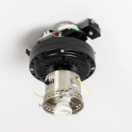 ZEVENTI - Stropni ventilator GALDANA 1xE27/60W/230V braon/bež