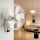 ZEVENTI - Zidni ventilator FANNY 45W/230V prečnik 41 cm beli + daljinski upravljač